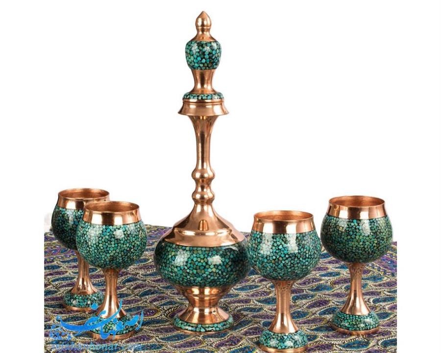 ست تنگ و جام مسی فیروزه کوبی